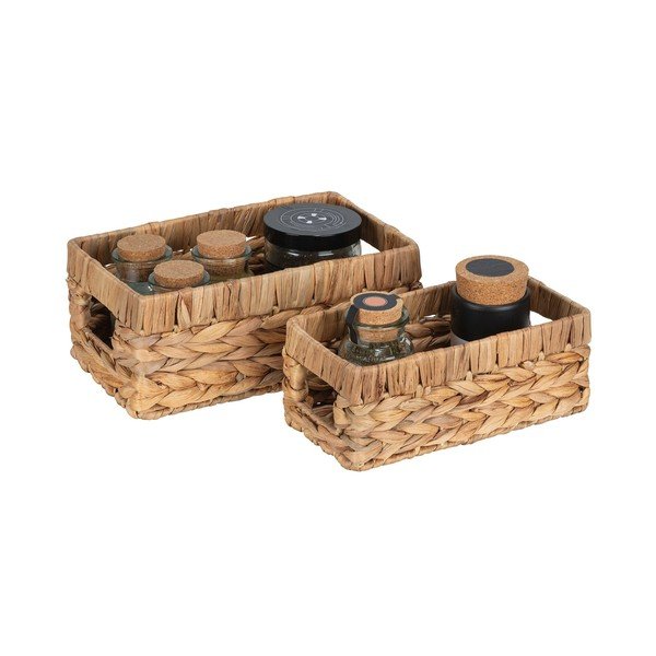 Košíky v sadě 2 ks z vodního hyacintu 16x26x11 cm Cynthia – Wenko