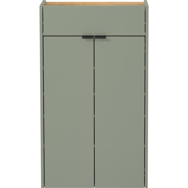 Šalvějově zelená skříňka 56x97x22 cm Ameca – Germania-image-2