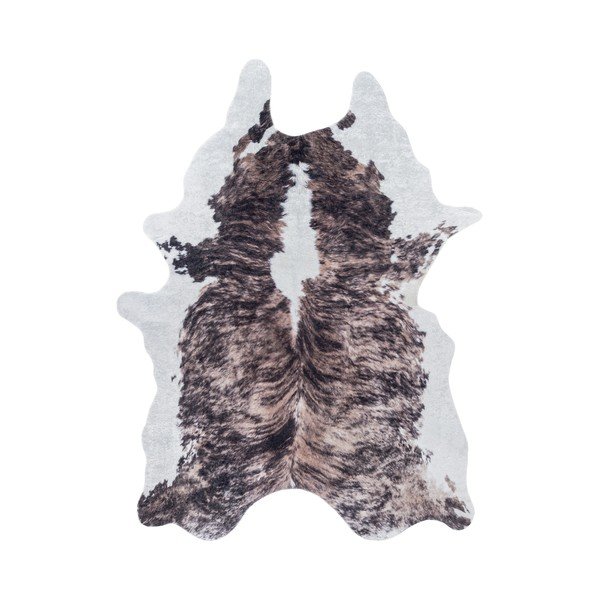 Tmavě hnědá syntetická kůže 100x135 cm Etosha – Ayyildiz Carpets