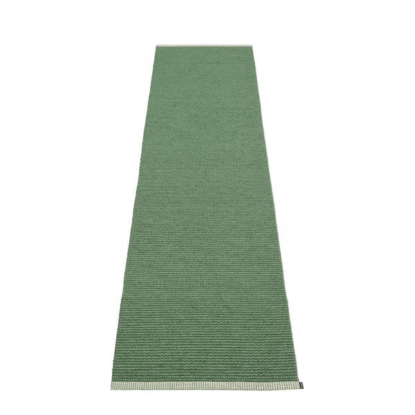 Zelený vnitřní a venkovní běhoun 60x250 cm Mono Leaf Oregano – Pappelina