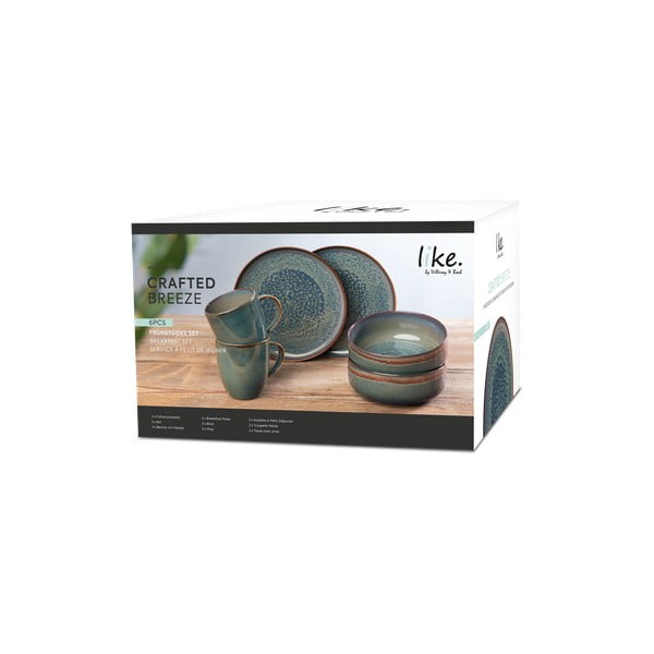 Porcelánová jídelní sada 6 ks Crafted Breeze – like | Villeroy & Boch-image-1