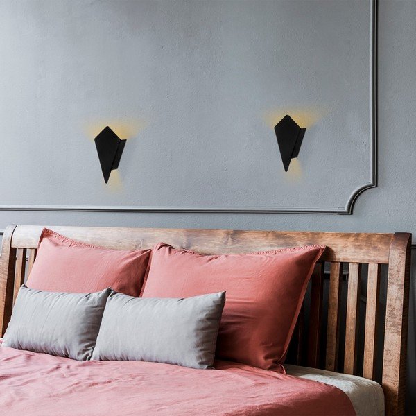 Černé nástěnné svítidlo Cut – Opviq lights-image-3