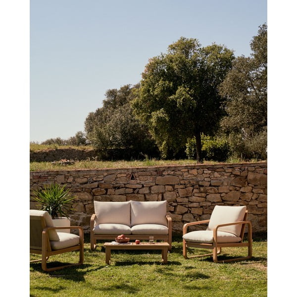 Konferenční stolek z eukalyptového dřeva v přírodní barvě 60x100 cm Sacaleta – Kave Home-image-2