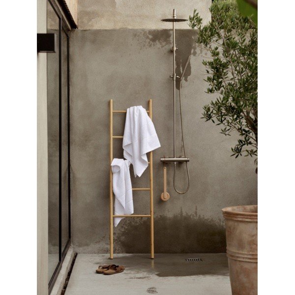 Bílá froté bavlněná osuška 70x140 cm Sauna – Zone-image-1