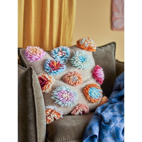 Dekorační polštář s příměsí vlny 50x50 cm Somma – Bloomingville-image-1