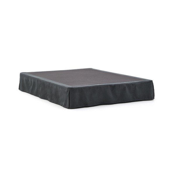 Antracitová čalouněná dvoulůžková postel 150x190 cm Jaira – Kave Home