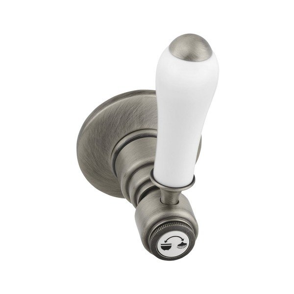 Podomítková sprchová baterie v matně stříbrné barvě (2 výstupy) Antea – Sapho-image-2