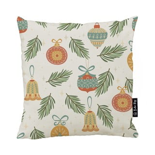 Povlak na polštář s vánočním motivem 45x45 cm Retro Cute Ornaments – Butter Kings