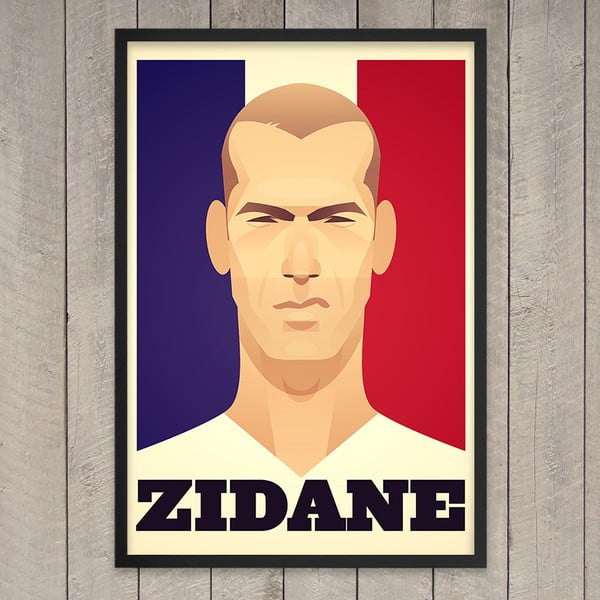 Plakát Zidane, 29,7x42 cm