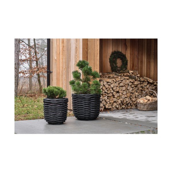 Ratanové květináče v sadě 2 ks ø 52 cm Vilda – Villa Collection-image-2