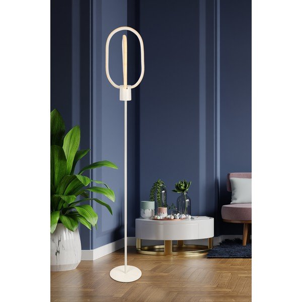 Bílá LED stojací lampa (výška 132 cm) Goktug – Squid Lighting-image-1