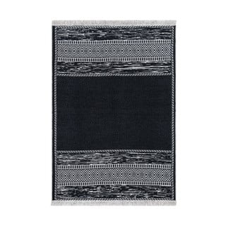 Černo-bílý bavlněný koberec Oyo home Duo, 60 x 100 cm