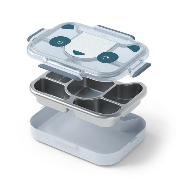 Dětský svačinový box Wonder Blue Panda - Monbento-image-3