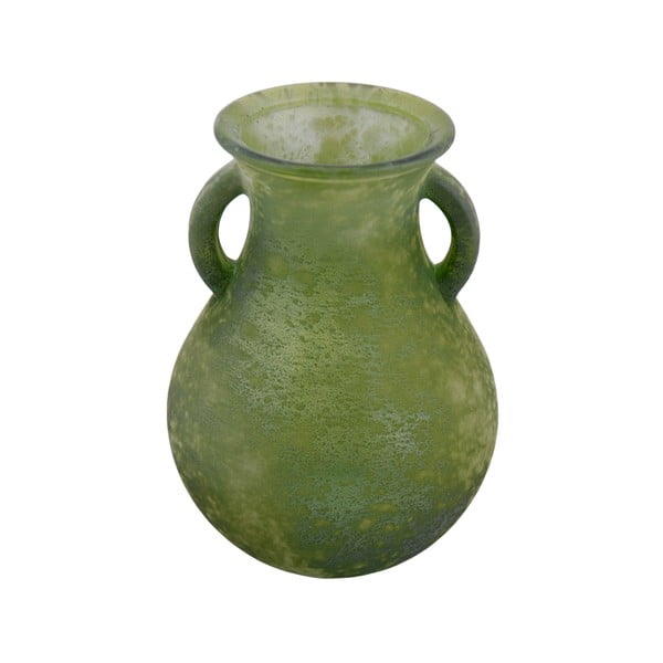 Lahvově zelená váza z recyklovaného skla Ego Dekor Cantaro, 2,15 l