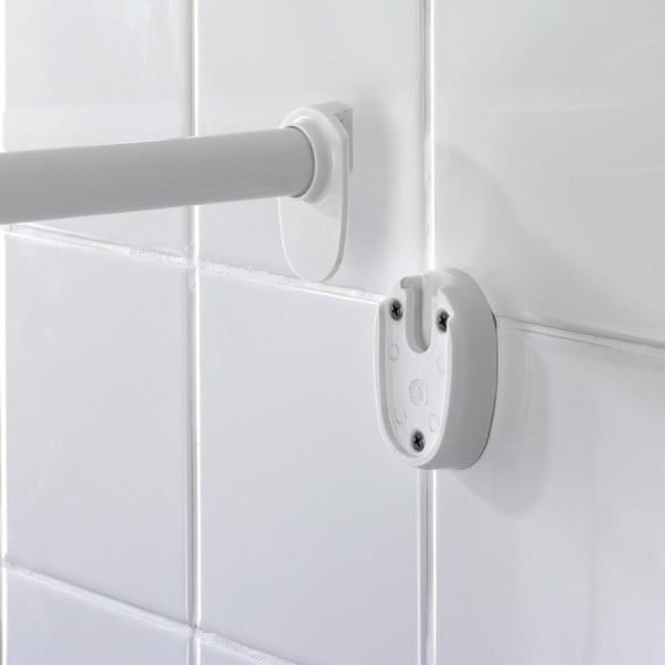 Univerzální rohová tyč na sprchový závěs Wenko Shower Curtain Rod-image-2