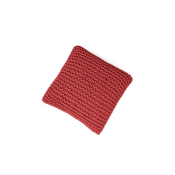 Červený pletený taburet Knit – Bonami Essentials-image-3