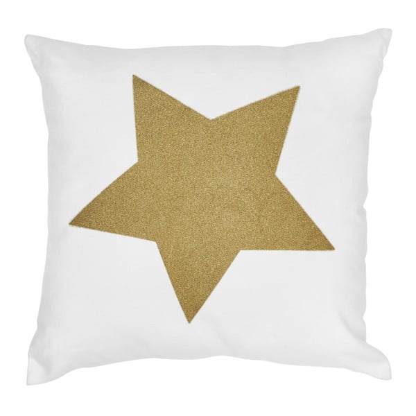 Polštář Miss Étoile Gold Glitter Star, 50 x 50 cm