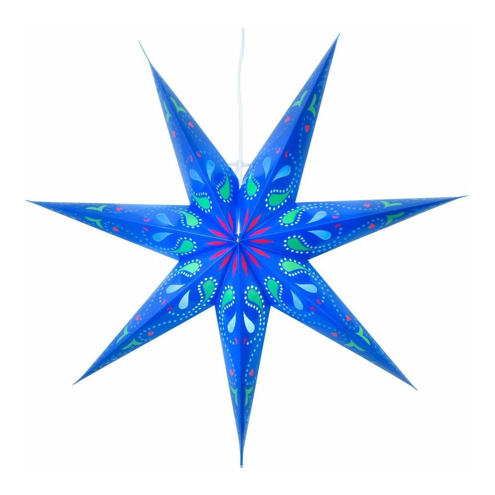 Závěsná svítící hvězda Siri Blue, 70 cm