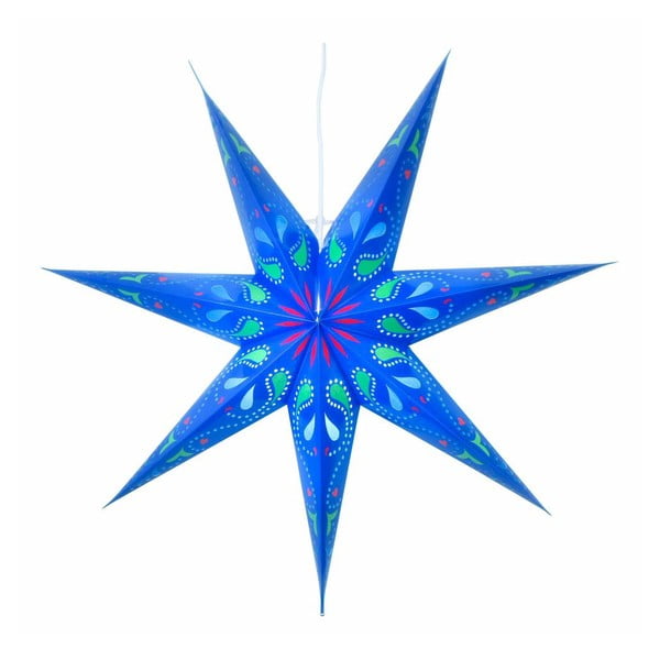 Závěsná svítící hvězda Siri Blue, 70 cm