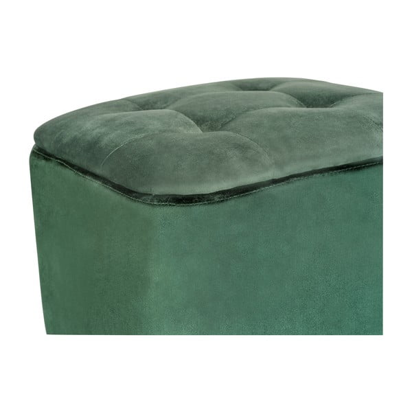 Zelený sametový taburet – Wenko-image-1