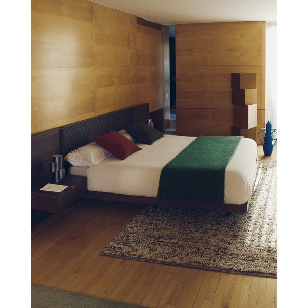 Hnědá dvoulůžková postel z březového dřeva s roštem 160x200 cm Norlen – Kave Home-image-1