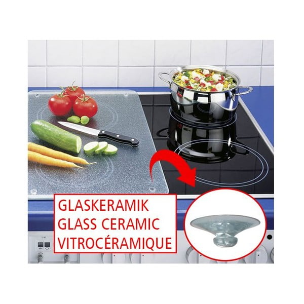 Sada 2 skleněných krytů na sporák Wenko Caprese, 52 x 30 cm-image-1