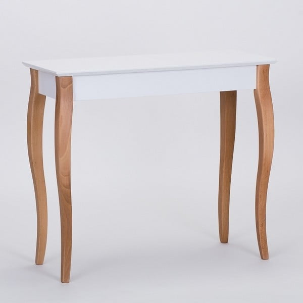 Bílý odkládací stolek Ragaba Console, délka 85 cm-image-1