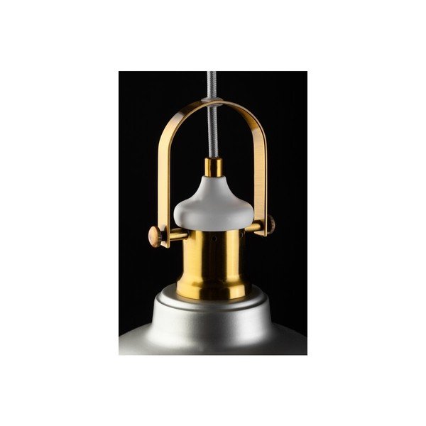 Závěsné svítidlo ve stříbrné barvě s kovovým stínidlem ø 22 cm Zenit – GTV-image-2