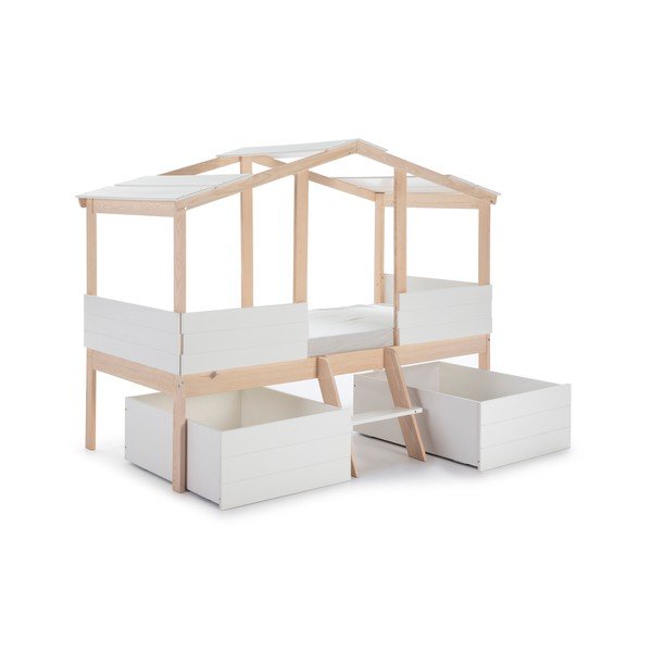 Bílé šuplíky pod dětskou postel 2 ks Parma – Marckeric-image-3