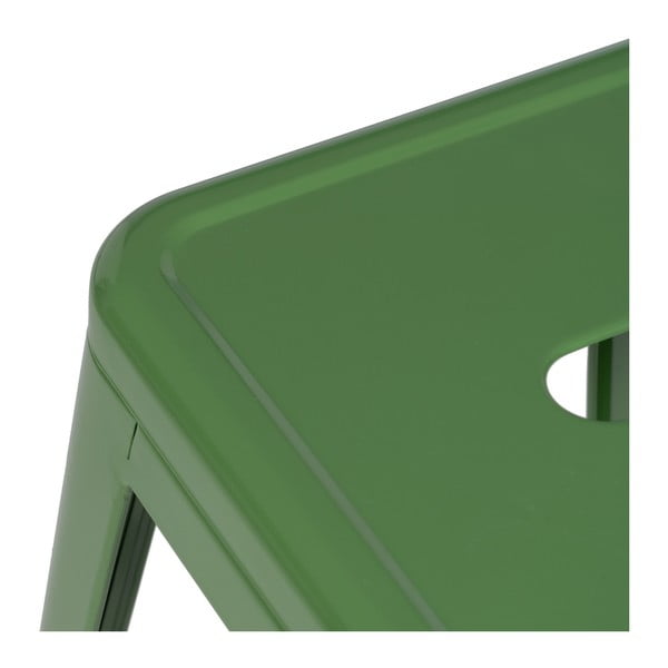 Zelené kovové barové stoličky v sadě 2 ks (výška sedáku 61 cm) – Ixia-image-4