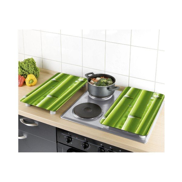 Skleněný kryt na sporák Bamboo, 2 ks-image-2