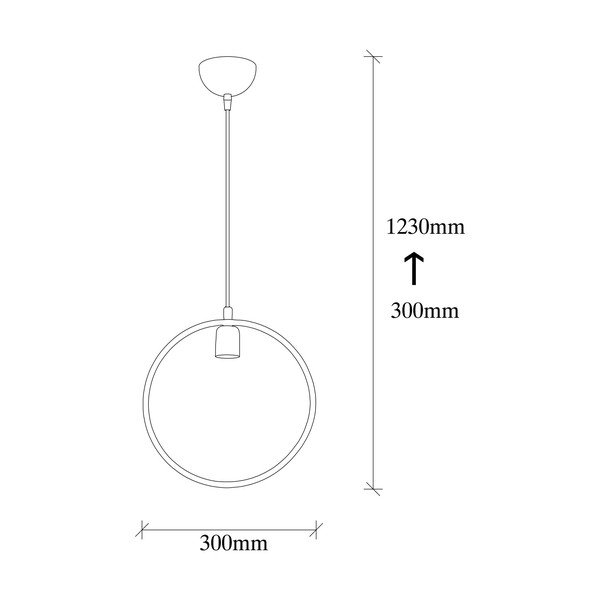 Černé závěsné svítidlo Geonni – Opviq lights-image-4