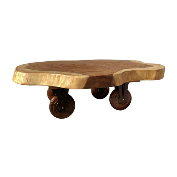 Konferenční stolek na kolečkách ze dřeva Suar Moycor