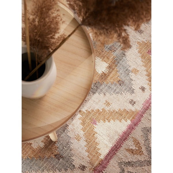 Krémový ručně tkaný jutový koberec 120x170 cm Roya Imani – Elle Decoration-image-2