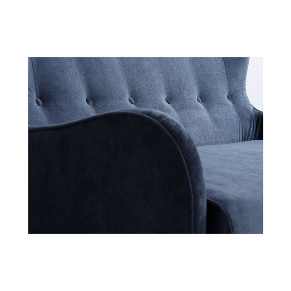 Tmavě modrá dvoumístná pohovka Custom Form Cozyboy-image-2