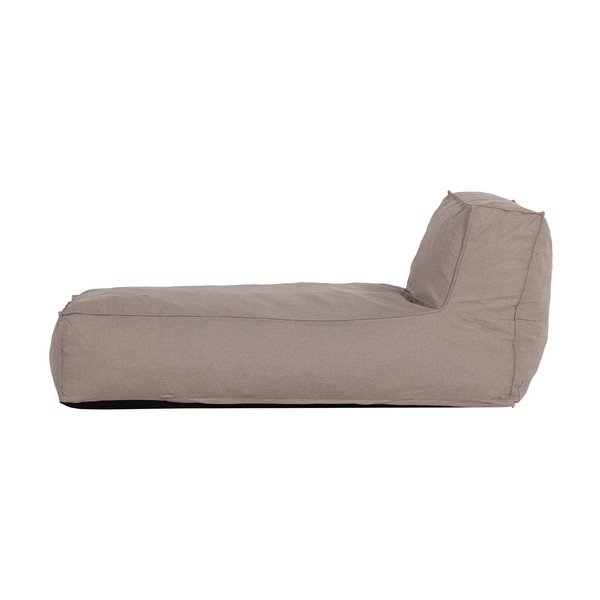 Šedobéžové polstrované zahradní lehátko Velora – WOOOD-image-3