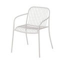 Světle šedá kovová zahradní židle Yua Wire – Blomus