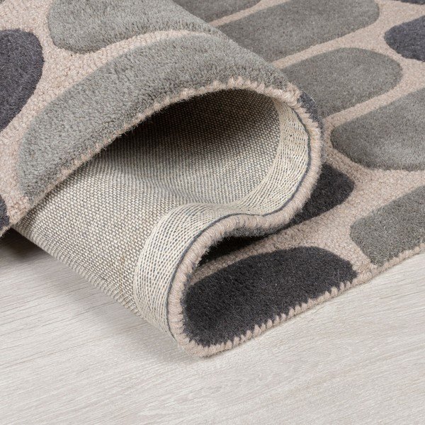 Šedý vlněný koberec Flair Rugs Fossil, 160 x 230 cm-image-1