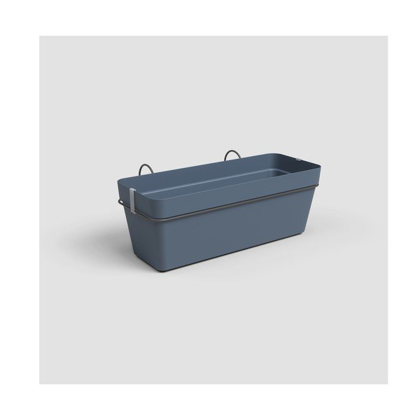 Závěsný samozavlažovací truhlík z recyklovaného plastu 50 cm Capri – Artevasi-image-1