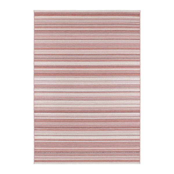 Tmavě růžový koberec vhodný i na ven Elle Decoration Secret Calais, 140 x 200 cm