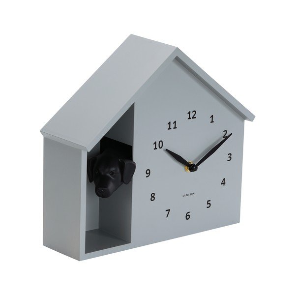 Nástěnné hodiny Peeking Doggy – Karlsson-image-3
