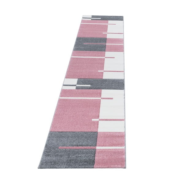 Růžovo-šedý běhoun 80x300 cm Hawaii – Ayyildiz Carpets