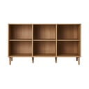 Knihovna v dekoru dubu v přírodní barvě 133x75 cm Mistral – Hammel Furniture