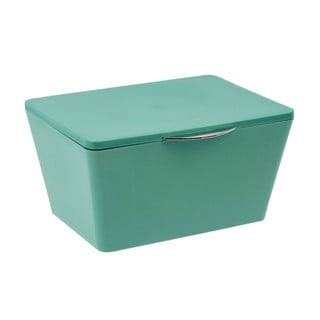 Zelený úložný box do koupelny Wenko Brasil
