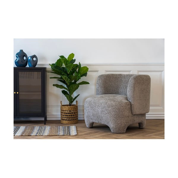 Hnědé křeslo Nazare – House Nordic-image-4