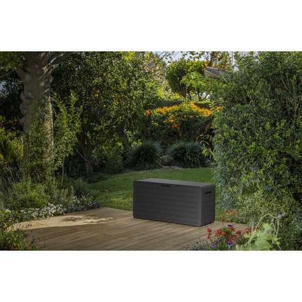 Tmavě šedý plastový zahradní úložný box Atlas – Keter-image-4