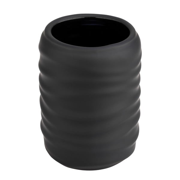 Černý keramický kelímek na zubní kartáčky Illana – Wenko-image-2