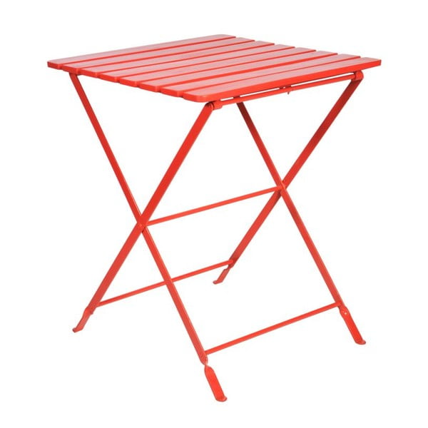 Odkládací stolek Industry Red, 60x60x74 cm