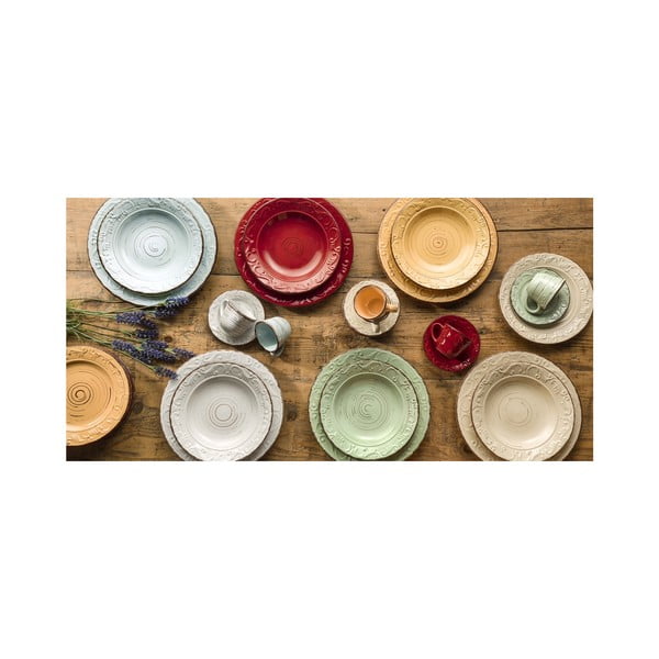 Sada 18 talířů Derby, zelená-image-1