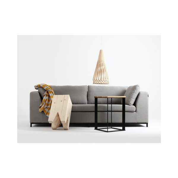 Světle šedá rozkládací pohovka pro tři Ambient-image-3